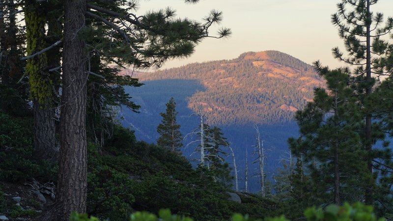 Sunset over Warner Valley near Sifford Lake.