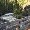 Bridge crossing Cle Elum River.