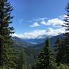 A view of Cle Elum Lake once you get out of the trees.