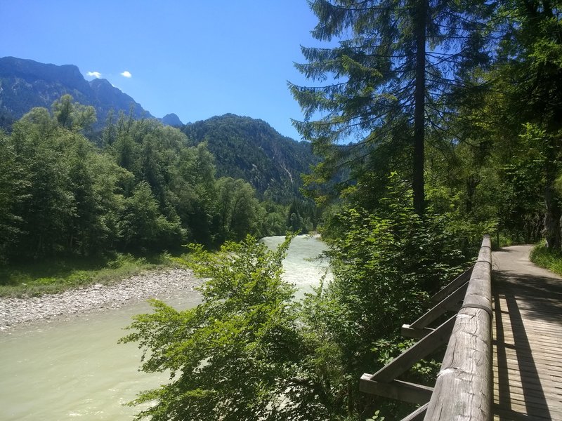 Saalach river