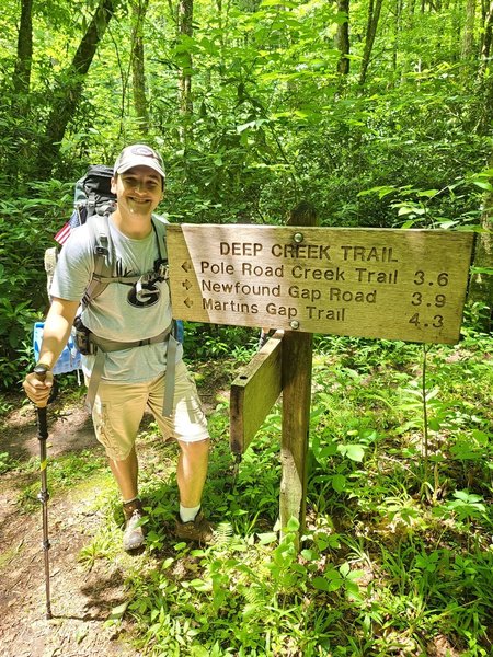 Trail Crossing on Deep Creek Trail.