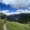 The Trail heading down from Island Lake