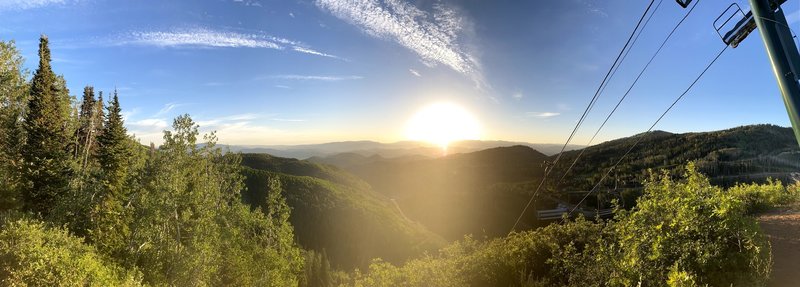 Sunrise on the Mid Mountain Trail