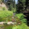 Hike alongside a beautiful creek most of the way!