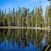 Morning reflections in Summit Lake