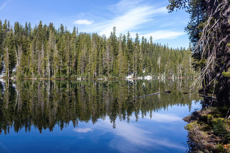 Beautiful reflections in Echo Lake