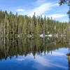 Beautiful reflections in Echo Lake