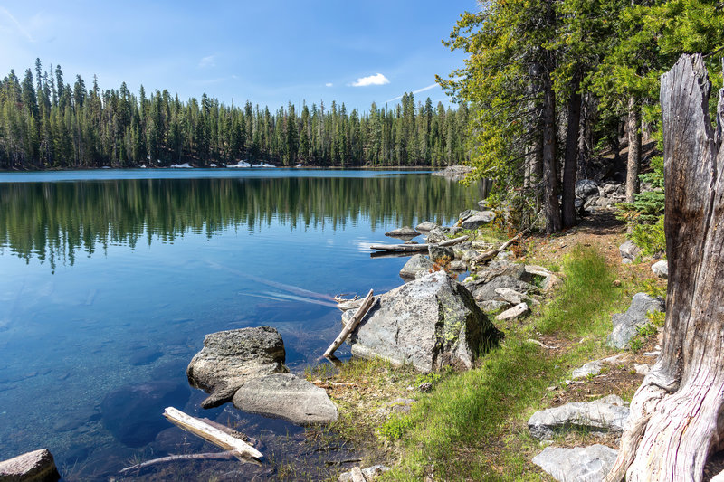 Western shore of Lower Twin Lake