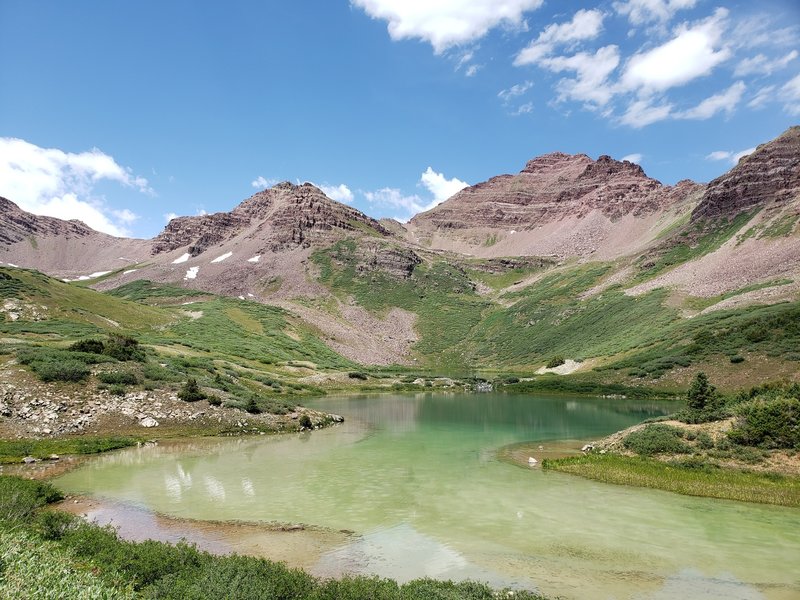 Twin Lakes from south end.