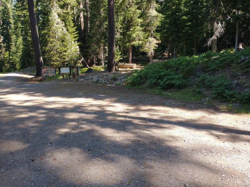 Ample parking at the trailhead.