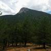 Nice view of outcropping from the trail.