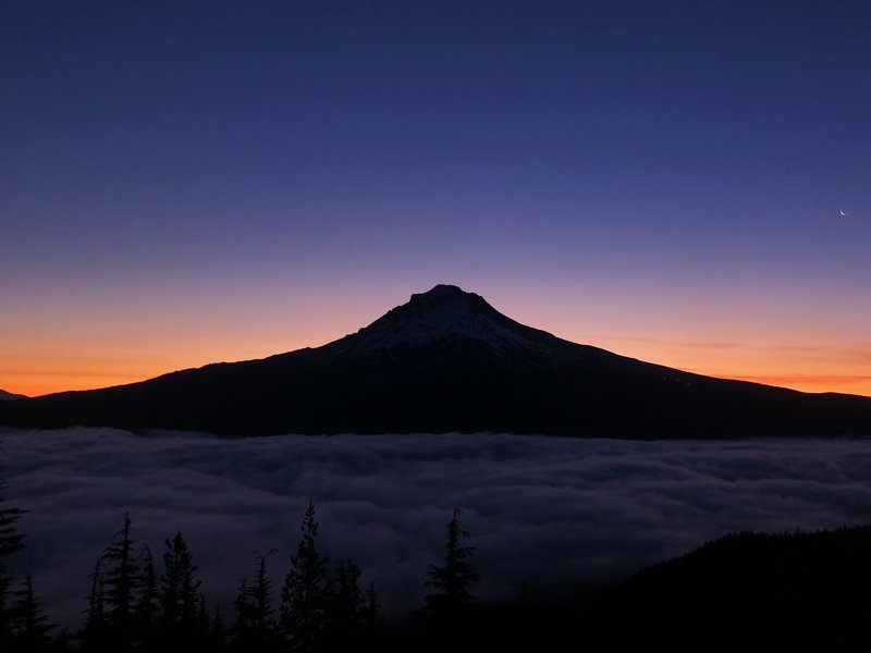 Sunrise over Mt. Hood.