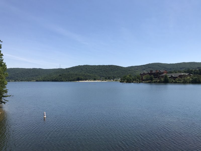 View across Lake Habeeb.