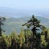 View of Lake Coeur d'Alene from near the summit.