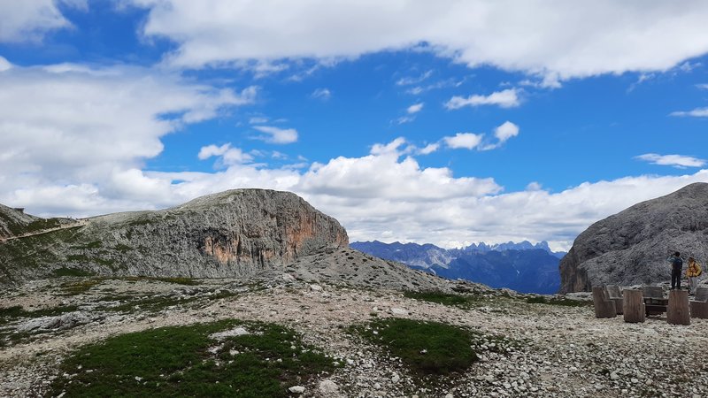 Val di Fassa from rif. Antermoia