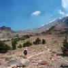 On the divide above the Old Ski Bowl.