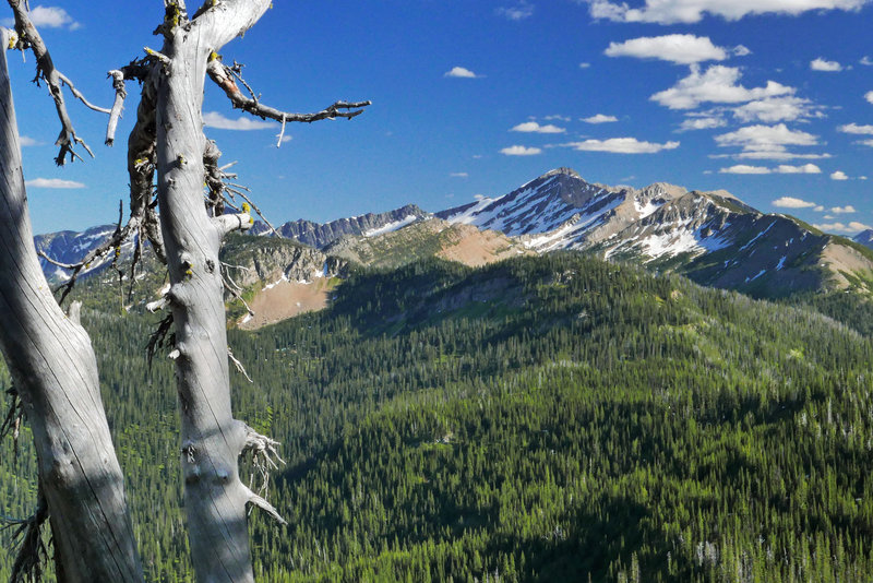 Swan Mountain from near Inspiration Pass