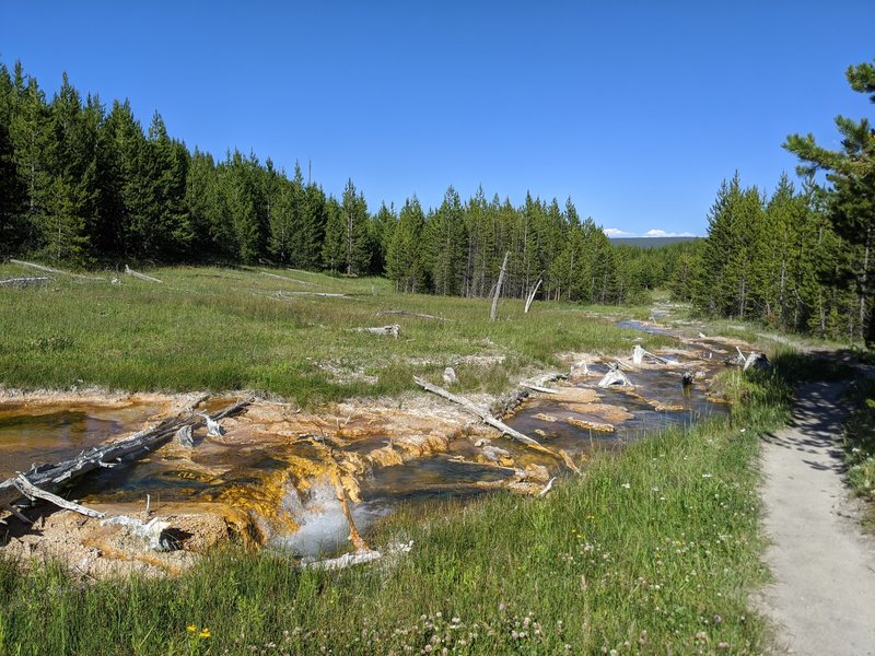 Stream from Imperial Geysir