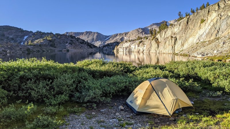 Camp at Steelhead Lake