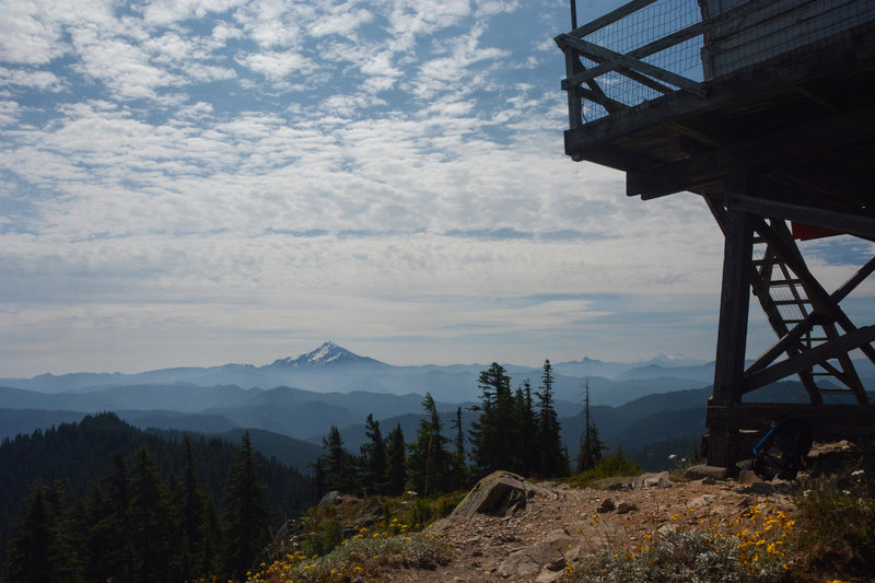 Views abound from the lookout