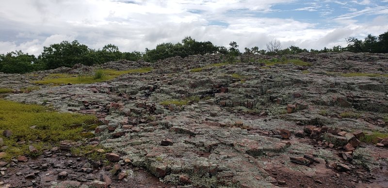 Columnar rhyolite.