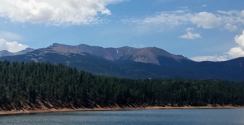 South Catamount Reservoir with Pikes Peak in the background