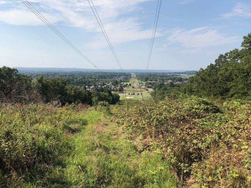 south view from west easement