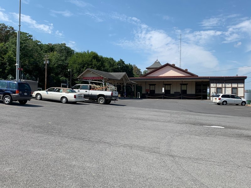 View to train station