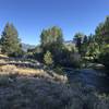 Hiking along the river.