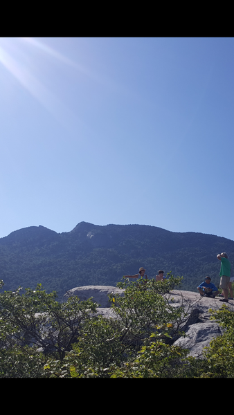 Overlook of Grandfather Mountain  from the first big rock.