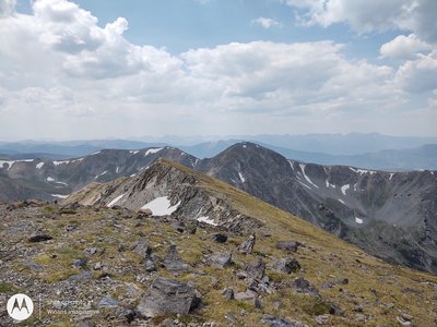 From the top of Byers Peak.
