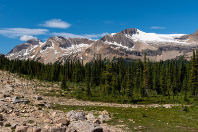 Looking across the valley from the Iceline.