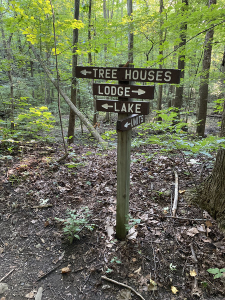 Sign on the trail