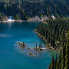 Miller lake from the Miller to Jade lake trail.