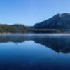 Tenaya Lake during sunrise