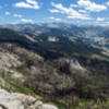 View east from Clouds Rest towards the Merced River and Bunnell Point