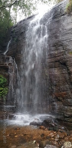 Knuckles Waterfall, a nice place for a view and a shower.