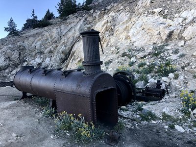 Old Boiler near Prince of Wales mine shaft