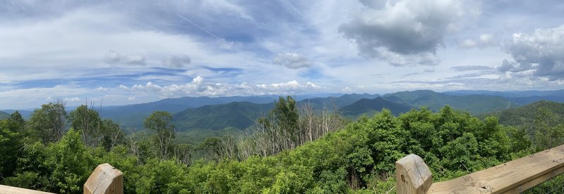 Panoramic at the observation deck!