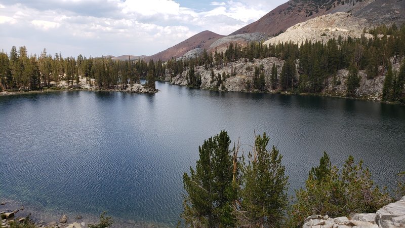 One of several lakes along Duck Pass trail