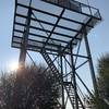 Fire lookout tower at Nordhoff Peak.