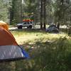 Public camping along the Donner State Park Trail