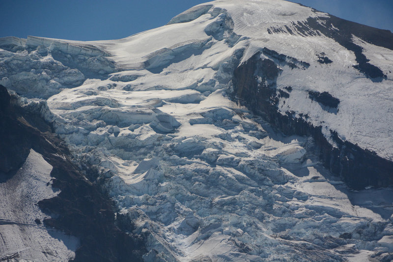 Adams Glacier on the north face of Mt. Adams.