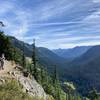 Great views along the trail looking down into the valley.