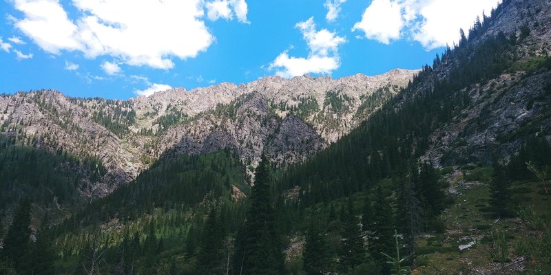 This is one of the many views from this very easy trail. Right off the highway with multiple places to park. You can also fish at many of the little "lakes" there on the path. My 12 year old and I did this entire trail with our 5 year old dog.