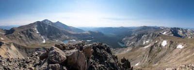 Panorama from the top of Mt. Alice.