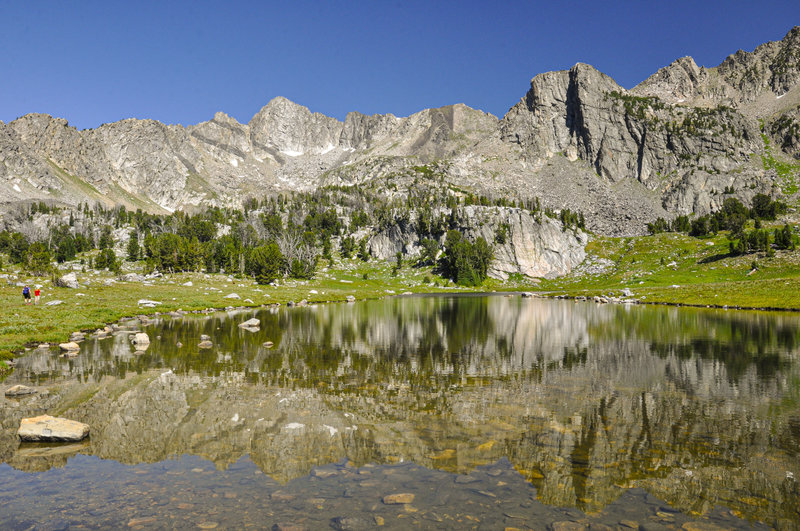 Beautiful, clear day to visit Beehive Basin and not a bear in sight!