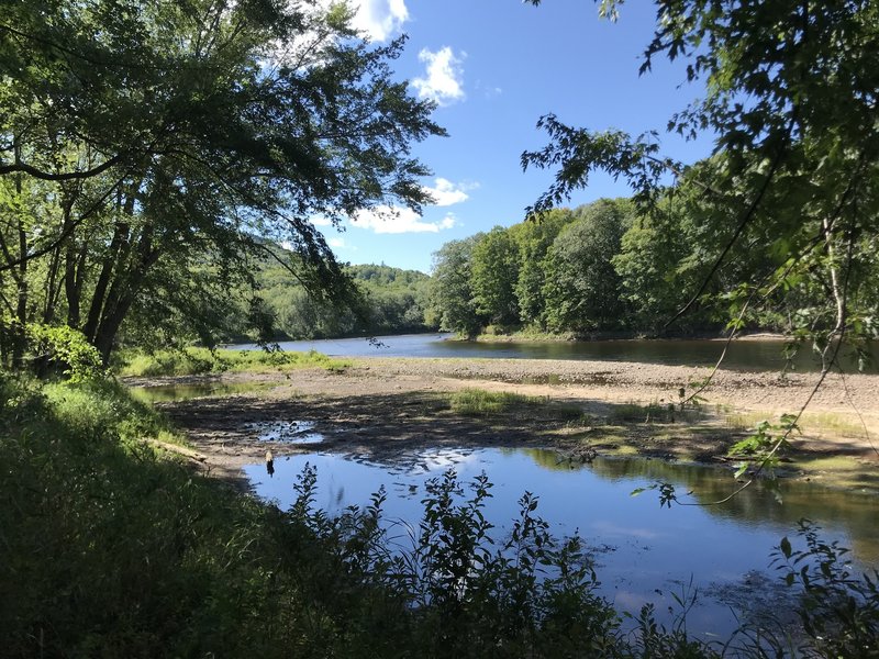 View of the Androscoggin River.