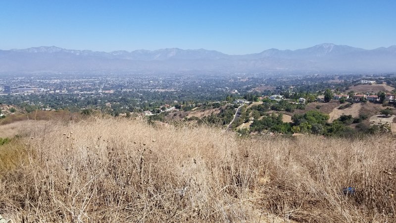 Halfway point, across from the water tower.