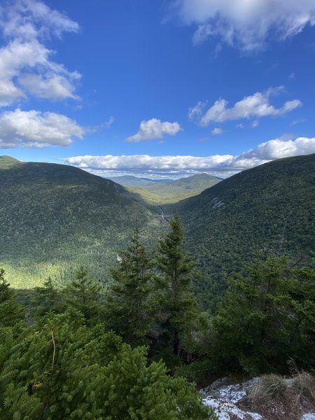 The view from one mile on eyebrow trail